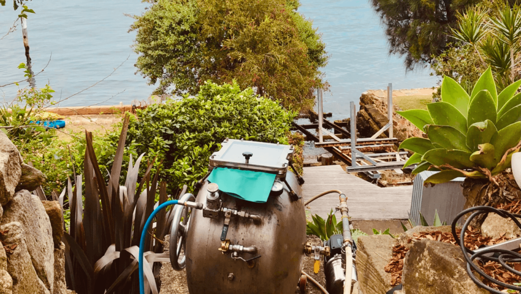 relining drum at sydney harbour location