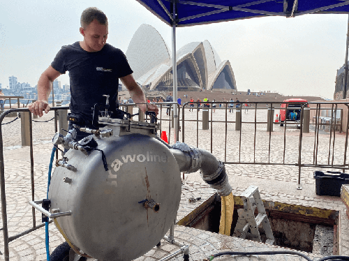 pipe relining at the sydney opera house